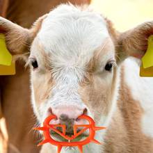 Clipe para o nariz da vaca, ferramenta de ordenha para parada de nariz e de vaca pesada, clipe durável de plástico 2024 - compre barato