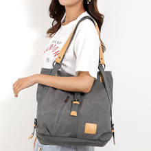 MJ Canvas Women Handbag Simple Design Tote Bag Female Large Capacity Canvas Bucket Shoulder Bag 2018 New Fashion Shopping Bags 2024 - buy cheap