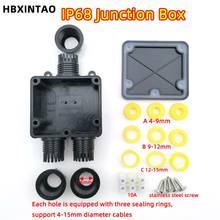 3 Way Electrical Junction Box Plastic Waterproof Electrical Junction Box Cable Wire Connector IP68 For External Wiring 2024 - buy cheap