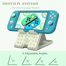 Игровой кронштейн для игрового шасси Animal Crossing регулируемый держатель-подставка для Nintendo Switch, Playstand базовый держатель, поддержка Switch Lite 2022 - купить недорого