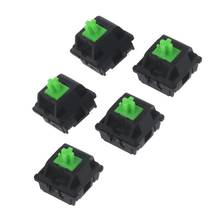 Greetech verde interruptores eixo para razer, 5 unidades teclado mecânico de jogo para ceremx 3pin switch d08a 2024 - compre barato