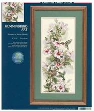 14/22/25ct  lovely beautiful counted cross stitch kit hummingbird art Dimensions 13667 bird and peony flower 2024 - buy cheap