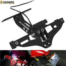 Motorcycle Adjustable Bracket Licence Plate Holder Frame Number Plate For Yamaha YZF R1 R3 R15 R25 R125 2005-2014 2013 2012 2011 2024 - buy cheap