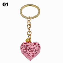 Hollow Heart Keychains Fashion Charm Cute Purse Bag Pendant Car Keyring Chain Ornaments Hanging Valentine's Day Gift Keychains 2024 - buy cheap