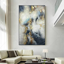 Pintura a mano abstracta, lienzo de decoración de boda, arte para sala de estar, decoración elegante, pintura de alta calidad, obra de arte 2024 - compra barato