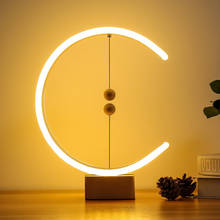Lámpara de escritorio inteligente creativa, luz de noche decorativa, equilibrio de suspensión magnética, 1 ud. 2024 - compra barato