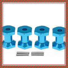 Adaptador de cubo hexagonal de rueda de 12mm, aleación mecanizada con pin de 2x10mm para RGT 136100 FTX5586 outback, 4 Uds. 2024 - compra barato