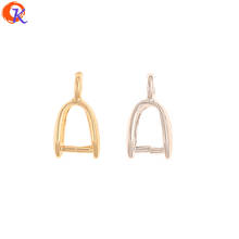 Diseño Cordial 100 piezas 6*12MM accesorios de joyería/hecho a mano/ganchos colgantes/chapado en oro genuino /Componente de hallazgos de joyería 2024 - compra barato