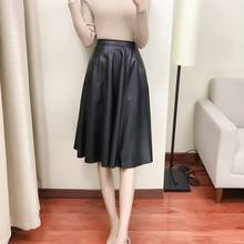 Women Skirt 100% Sheepskin Genuine Leather  Fashion Real Sheepskin Skirt Female High Quality 2024 - buy cheap