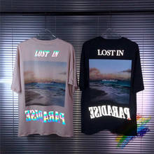 New Reflective Askyurself T Shirt Men Women 1:1 High Quality Lost In Paradise Vintage Top Tee T-Shirt 2024 - buy cheap