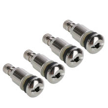 4pcs 45mm*11mm Tyre Valve Bolt In Stem Alloys Wheels Chrome Metal Tyre Valve Bolt For Car Truck 2024 - buy cheap