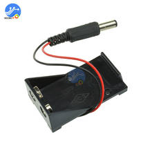 10 Uds. Caja de soporte de batería 9V cable con enchufe 5,5*2,1mm para Arduino 2024 - compra barato