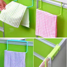 Kitchen Organizer Towel Rack Hanging Holder Bathroom Cabinet Cupboard Door Back Hanger Kitchen Supplies Accessories 2024 - buy cheap