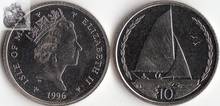 Moneda de 10 centavos de la Isla de Man, monedas originales de Europa, Edición Conmemorativa Unc, año aleatorio de la UE 100% Real raro 2024 - compra barato