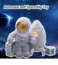 Плюшевая игрушка космонавта и космического корабля мягкая научная фантастика Мягкая кукла детские игрушки креативные игрушки Детский подарок на день рождения 2024 - купить недорого