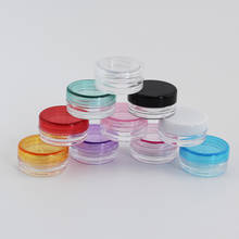 50pcs 2g Plastic Pot Jar Empty Cosmetic Container With Screw Lid For Cream Sample Makeup Storage Box Nail Art Eye Shadow Powder 2024 - buy cheap