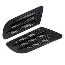 New High Quality 2Pcs/Set Car Side Air Flow Vent for Fender Hole Cover Intake Grille Duct Decoration ABS Plastic Sticker 2024 - buy cheap