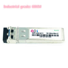 Fibra dupla de 1310nm sfp + 60km, compatível com sincronizador industrial de satélite, fibra sfp + transmissor graduação industrial, 40-85 celsius 2024 - compre barato