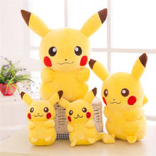 Juguetes de peluche Kawaii de Pikachu para niños, muñeco de peluche de Pikachu de 20-85cm, almohada de siesta, regalos de alta calidad 2024 - compra barato