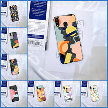 Capa traseira para samsung galaxy m40 m30 m20 m10 silicone macio arte graffiti desenhar estético caso de telefone para samsung m40 m30 m20 m10 2024 - compre barato