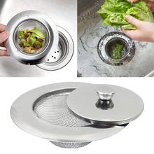 Kitchen Sink Strainer Drain Hair Catcher Bath Stopper Plug Stainless Steel Sewer Filter with Lid Bathroom Supplies 2024 - buy cheap