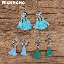 WICHMOMO Retro Bohemia Zinc Alloy Round Tassels Earrings Women's Accessories Gifts EST017 2024 - buy cheap