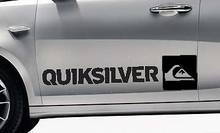 Виниловые наклейки для 2x Quicksilver surf logo car/van, графические наклейки любого цвета, Стайлинг автомобиля VW #1 2024 - купить недорого