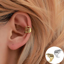 Starose 2pcs Punk Claw Skull Ear Cuffs Fake Earrings Ear Piercing Helix Piercing Clip Earring Fake Piercing Earcuff Body Jewelry 2024 - buy cheap