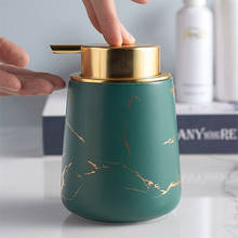 Dispensador de jabón líquido de cerámica para baño, botella de Gel de ducha con cabezal de prensa 304 SUS, emulsión de 400ML, Envío Gratis 2024 - compra barato