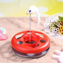 Spring Mice Crazy Amusement Disk Multifunctional Disk Play Activity Multiple Color Cat Funny Toys Interactive Supplies 2024 - buy cheap