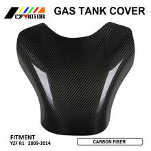 Motorcycle Accessories Carbon Fiber Gas Fuel Tank Cover Protection For Yamaha YZF R1 YZFR1 YZF-R1 2009 2010 2011 2012 2013 2014 2024 - buy cheap