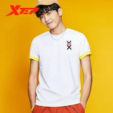 Xtep Men's Sports T-shirt Men's New Loose Breathable Short-sleeved T-shirt Casual Sweatshirt 880129010214 2024 - buy cheap