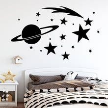 Pegatinas de decoración de pared del universo para el hogar, Mural adhesivo para habitación de niños, murali 2024 - compra barato