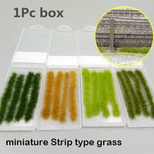 1Pack Miniature Strip Type Grass Model DIY Train Sand Table Building Miniature Scenario Consumables 2024 - buy cheap