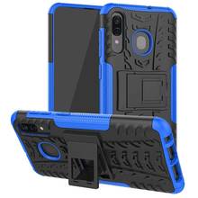 for Samsung Galaxy A20 Case Cover Armor Dual Layer Rugged Bumper Shockproof Hard Silicone Case for Samsung Galaxy A20 A 20 2019 2024 - buy cheap