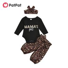 PatPat 2020 New Arrival Spring and Autumn Baby Girl Leopard Sets Baby Toddlers Baby Toddler Girl Set 2024 - buy cheap