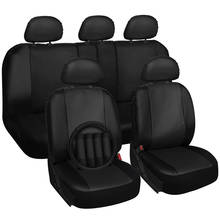 16pcs Automobiles Seat Covers Full Car Seat Cover Universal Fit Interior Accessories Protector Color Black Car-Styling 2024 - buy cheap