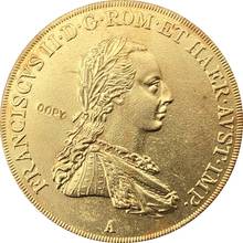 1806 Австрия 4 дуката копия монет 39 мм 2024 - купить недорого