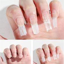 Extensión de uñas de fibra de vidrio, herramientas de manicura para uñas postizas acrílicas, fáciles de usar, 10 Uds./20 piezas Uds./50 Uds. 2024 - compra barato