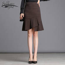 Korean Plaid Vintage Irregular High Waist Skirt  Elegant  A-line Fashion Spring Summer Skirts Womens Faldas 8816 50 2024 - buy cheap