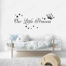 Decoração de quarto de garotas e bebês, decoração para quarto de crianças, princesa removível, mural de design de arte com fundo w37 2024 - compre barato