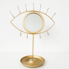 Креативное съемное зеркало для макияжа, настенные зеркала для ванной комнаты, простое железное настенное зеркало, декоративное зеркало для дома 2024 - купить недорого
