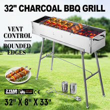 Party Griller 32 Stainless Steel Charcoal Grill Yakitori BBQ Garden Lamb Kebab korean bbq grill table bbq gas grill 2024 - buy cheap