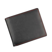 Casual Men's Wallets Solid Luxury Black Wallet Men PU Leather Slim Fold Short Purses Credit Card Holder Business Male Purse 2024 - buy cheap