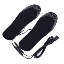 5V/2A Winter Heated Insoles About 50 Degree Washnable EVA Electric Heating Warm Shoe Inserts Can Cut Foot Pad without battery 2024 - buy cheap