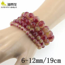 Charm Natural Stone 6-12mm Round Loose Beads Bracelet Tourmalines Gems Woman Man Yoga Accessories Christmas Wedding Gift 19cm 2024 - buy cheap
