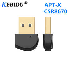 Kebidu-Adaptador USB Bluetooth 4,2, de APT-X Dongle inalámbrico, transmisor de Audio, Dongle USB inalámbrico, CSR8670, unidad gratis 2024 - compra barato