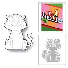 2020 New Lovely Animal Tiger Stripe Embossing Metal Cutting Dies For DIY Scrapbooking Album Greeting Card Paper Making No Stamps 2024 - buy cheap