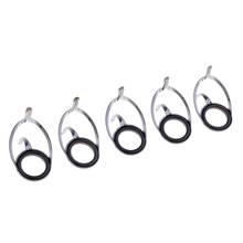 5pcs Ceramic Ring Eyes Fishing Rod Guides   Free Stainless Steel Frame Replacement Tackles for DIY/Repairing fishing rod 2024 - buy cheap