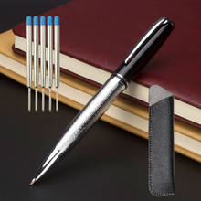Bolígrafos para la escuela, suministros de negocios y oficina, de lujo, oro y plata, 0,7mm, Bolígrafo de Metal 2024 - compra barato